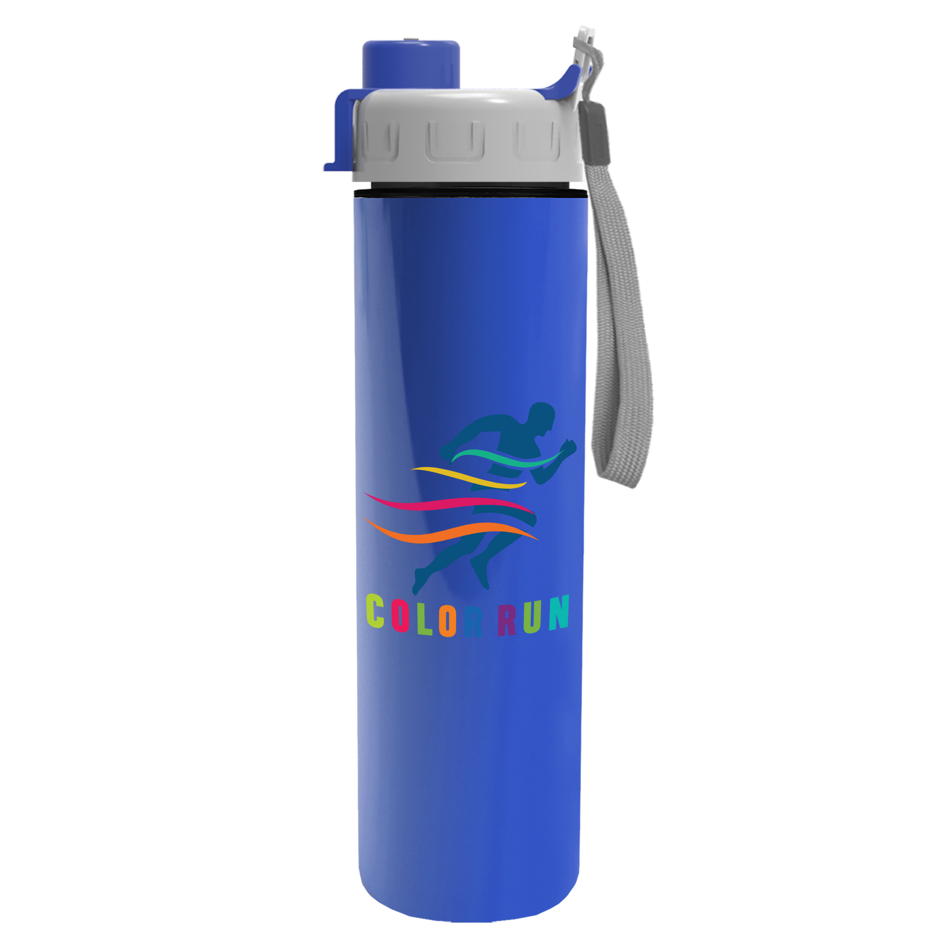 Slim Double-Wall Insulated Bottle with Quick-Snap Lid - 16 oz.